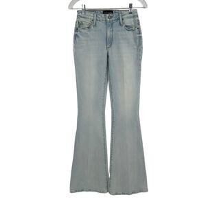 NEW Black Orchard Mia Light Wash Skinny Flare Jeans Sz 24